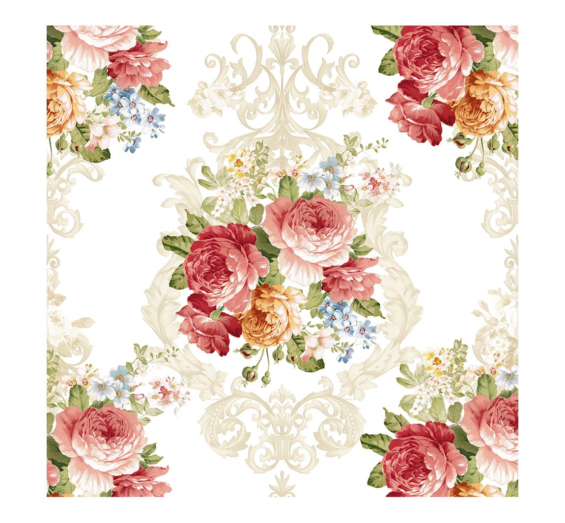 ambiente Serviette "Blumenbouquet" - 20 Stück