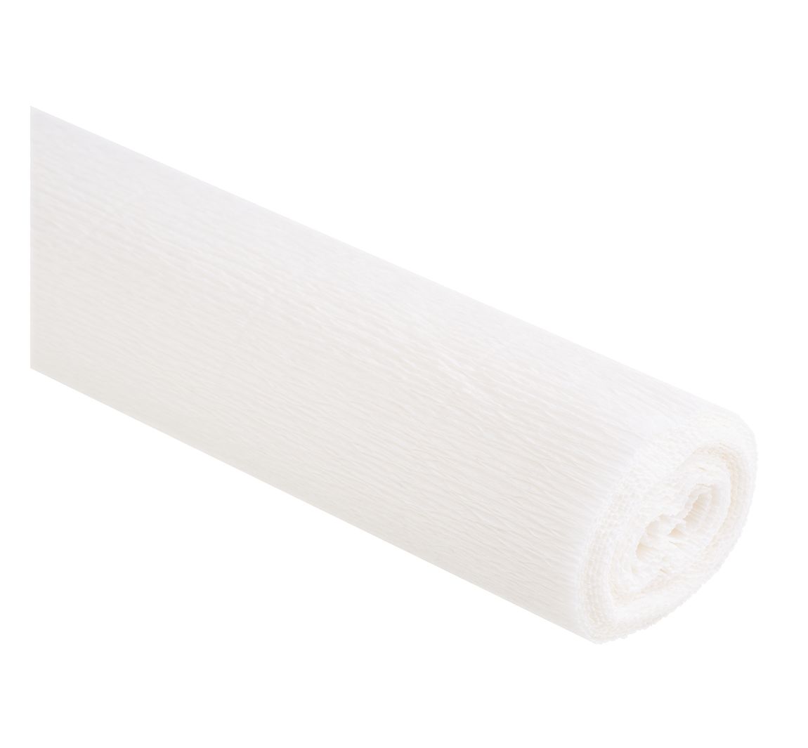Floristen-Krepppapier, farbfest - Weiß