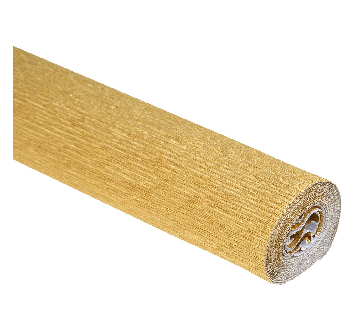 Floristen-Krepppapier, farbfest - Alu-Gold