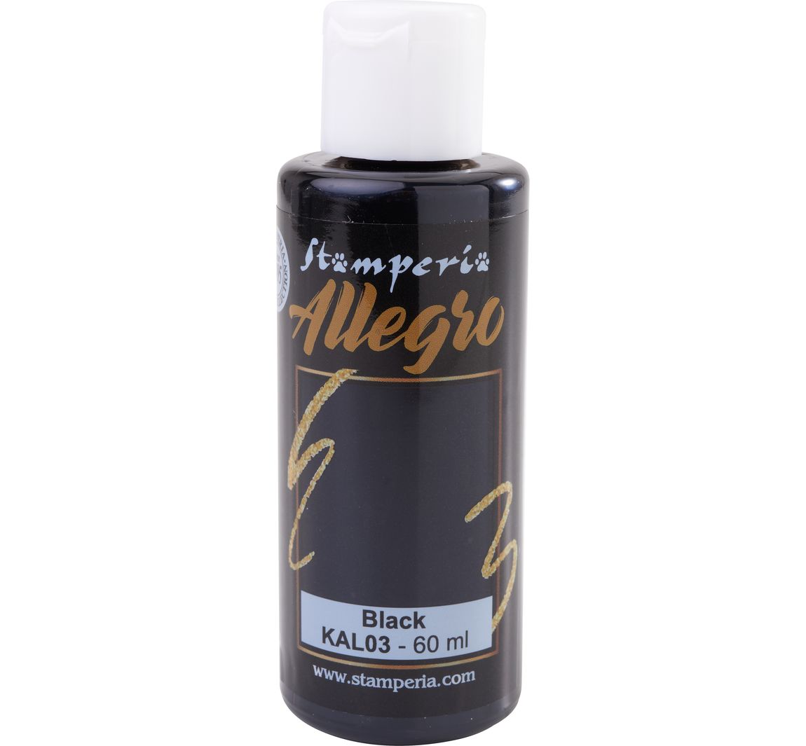 Stamperia "Allegro Acrylic" - Black