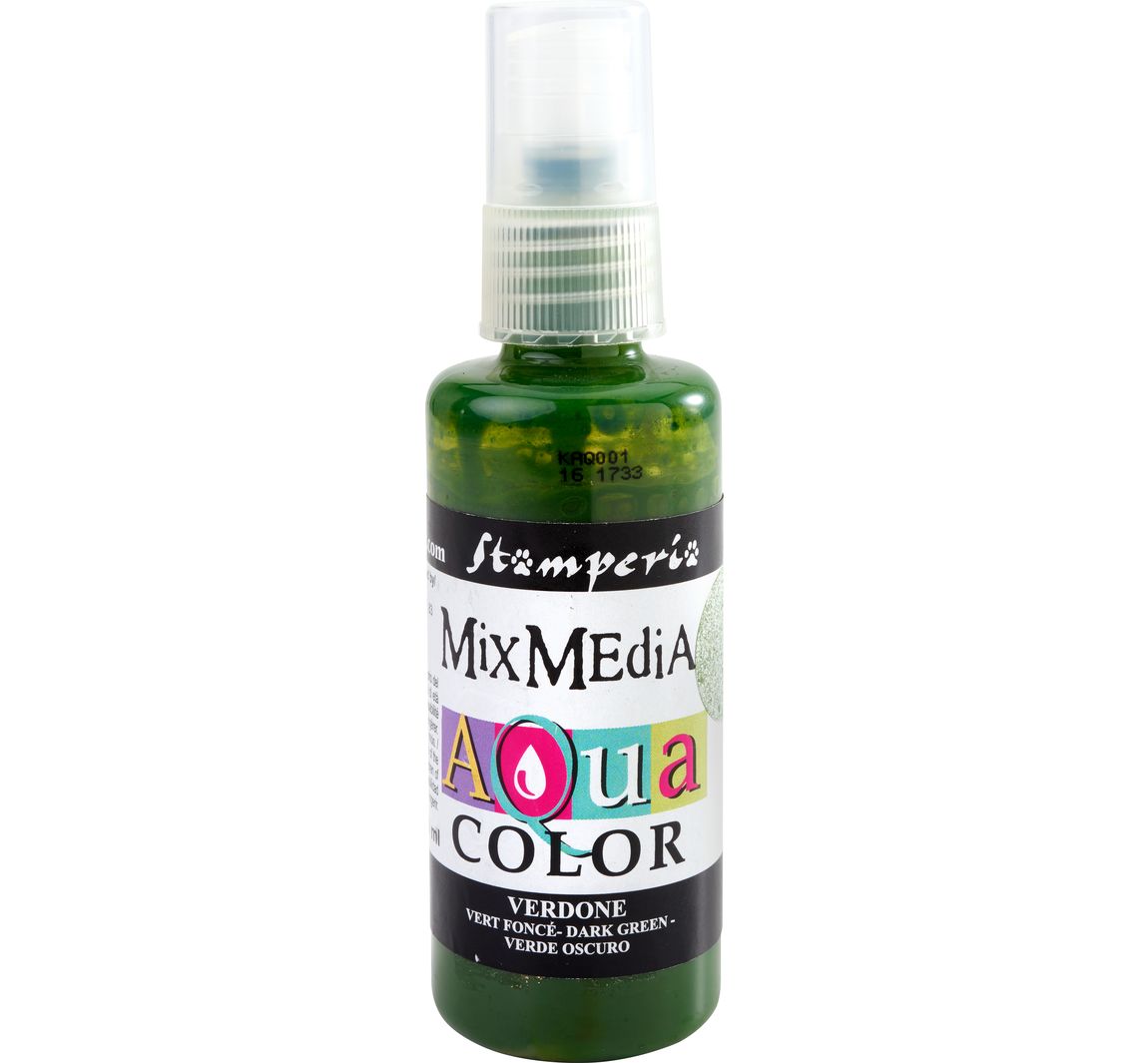 Stamperia "Aquacolor" - Dark Green