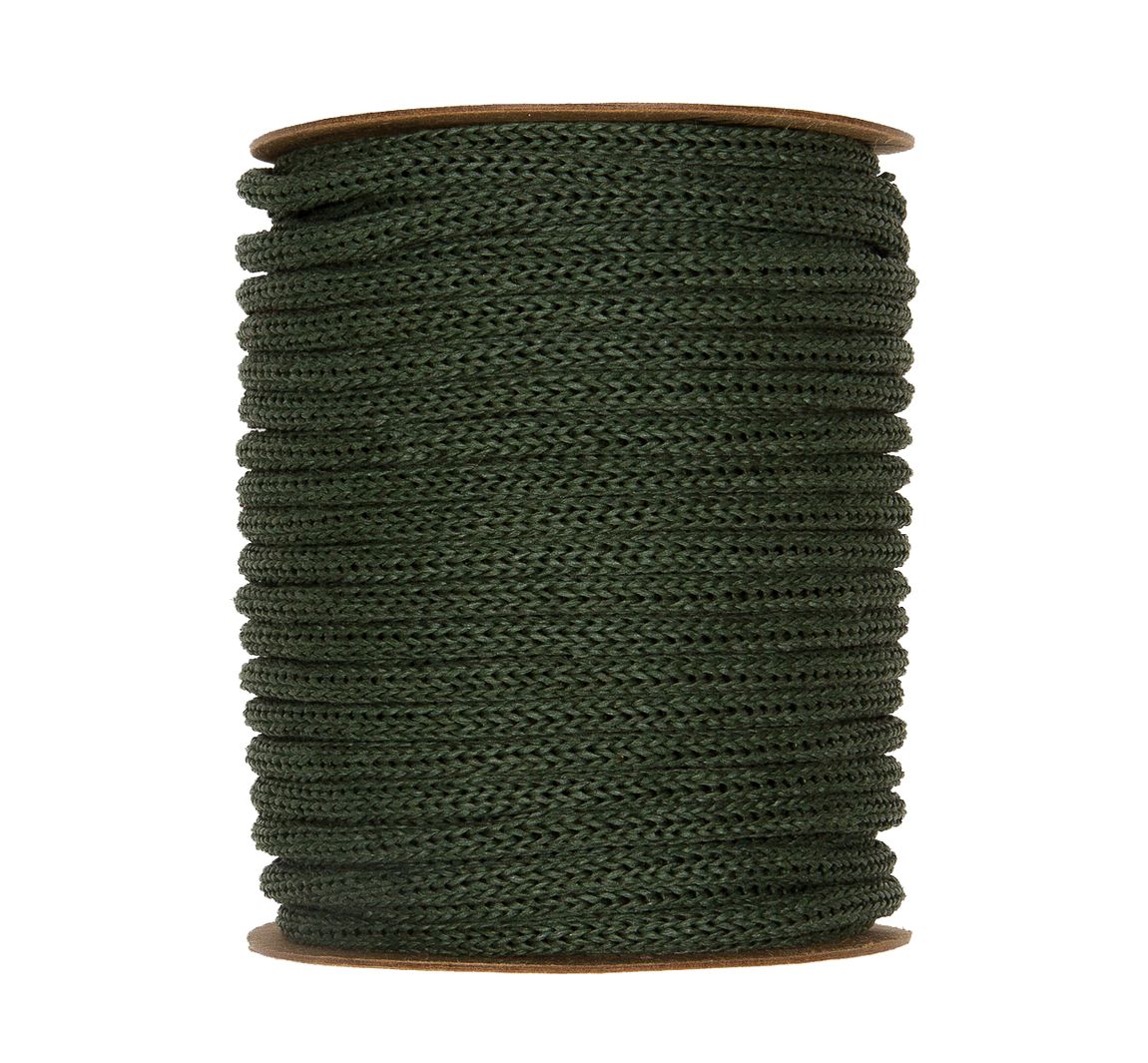 Strickschlauch aus Papiergarn, 30m - Fir Green