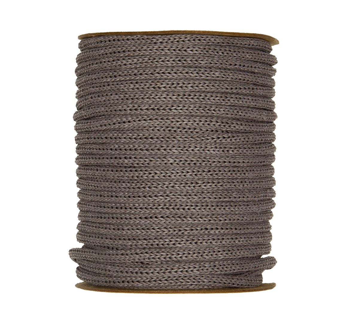 Strickschlauch aus Papiergarn, 30m - Dusky Brown