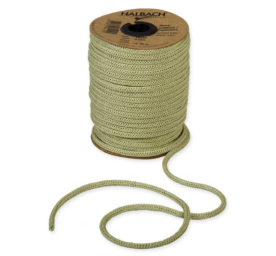 Strickschlauch aus Papiergarn, 30m