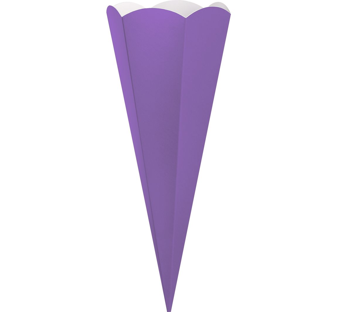 Schultüten-Zuschnitt - Violett