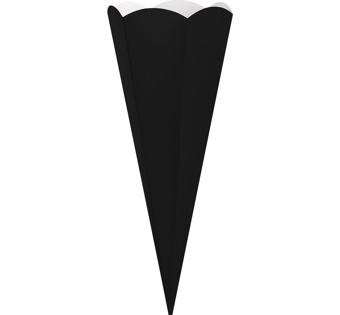 Schultüten-Zuschnitt - Schwarz