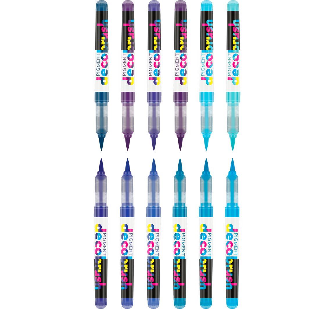 Karin PIGMENT Decobrush Collection - Violet-Blue Colors
