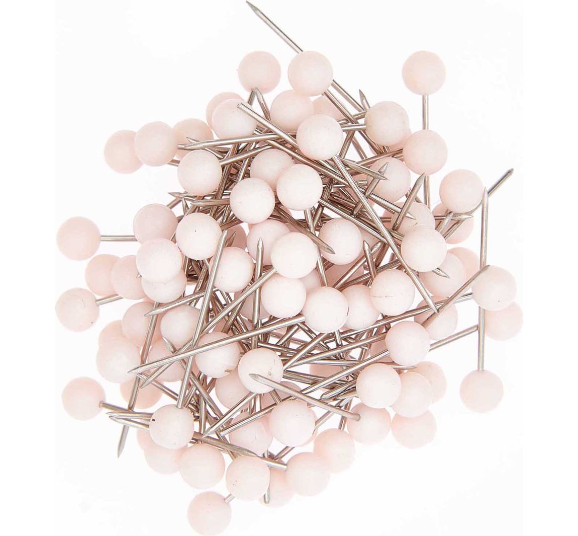 Stecknadeln, 16 mm - Rosa