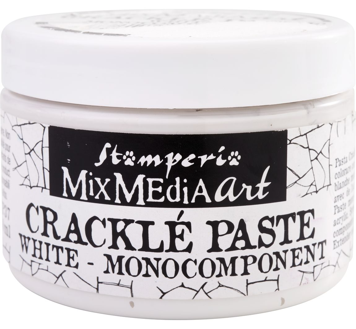 Stamperia "Cracklé Paste" - White