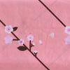 Baumwoll-Stoff Popeline "Sakura Kirschblütenzweige" Pfirsich