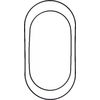VBS Metallring "Oval", 2er-Set Schwarz