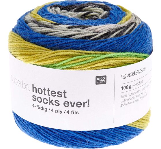 Rico Design Superba Hottest Socks Ever!