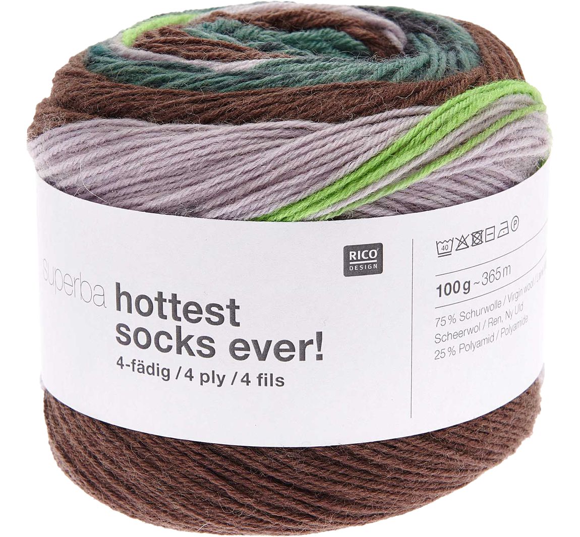 Rico Design Superba Hottest Socks Ever! - Zigzag
