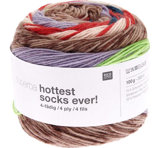 Rico Design Superba Hottest Socks Ever!