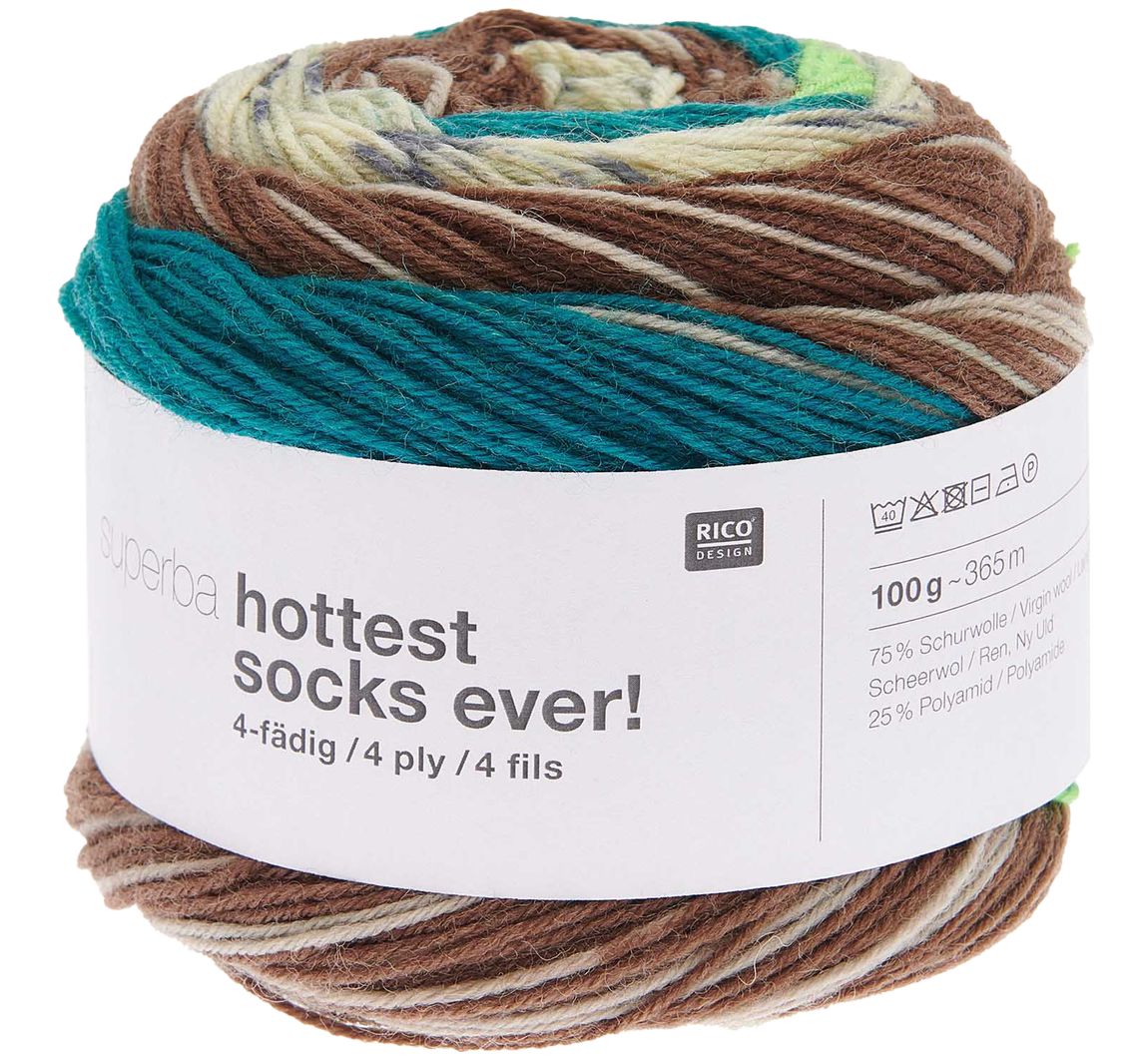 Rico Design Superba Hottest Socks Ever! - Dots