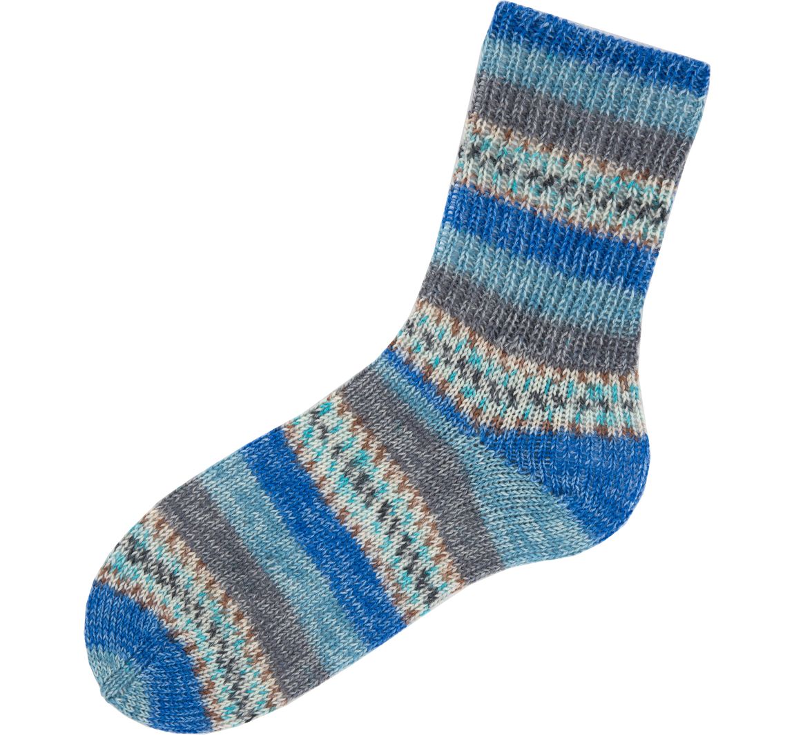 Gründl Hot Socks Torbole - Capriblau/Royal/Burgund/Weiß/Petrol/Graphit