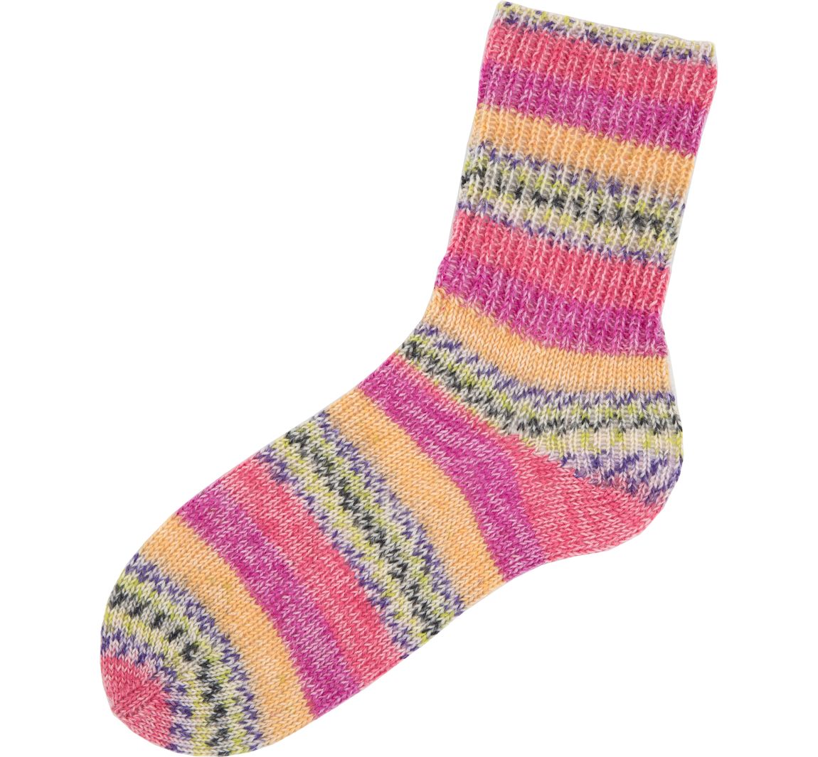 Gründl Hot Socks Torbole - Lavendel/Chili/Pflaume/Weiß/Salatgrün/Gelb