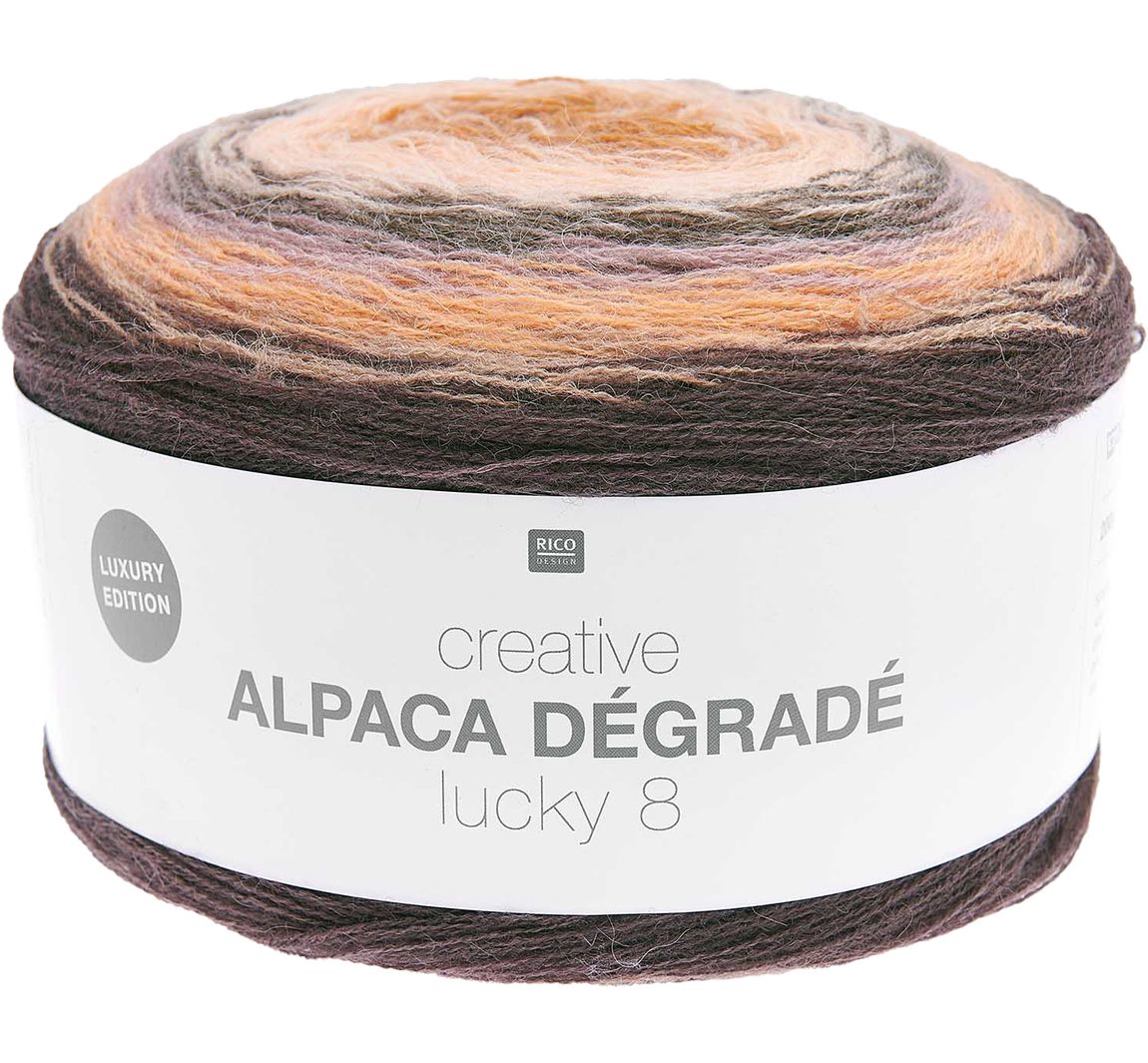 Rico Creative Alpaca Dégradé Lucky 8 - Peaches