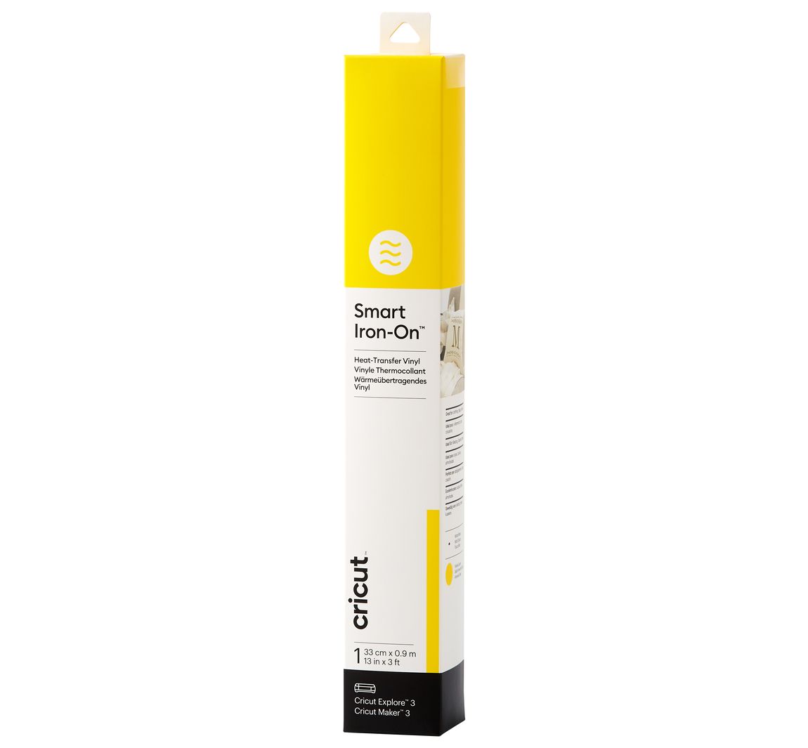 Cricut Aufbügelfolie Smart Iron-on, 33 x 90 cm - Yellow