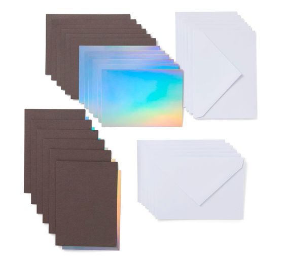 Cricut Joy Doppelkarten mit Einleger & Umschlägen "Insert Cards", 11,43 x 15,87 