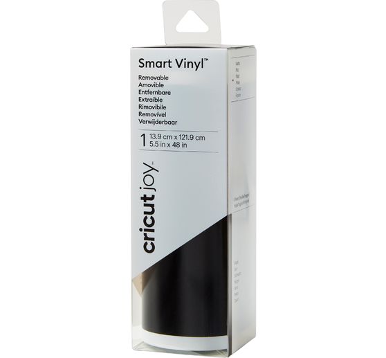 Cricut Joy Selbstklebende Vinylfolie - Matt "Smart Vinyl - Removable", 13,9 x 12