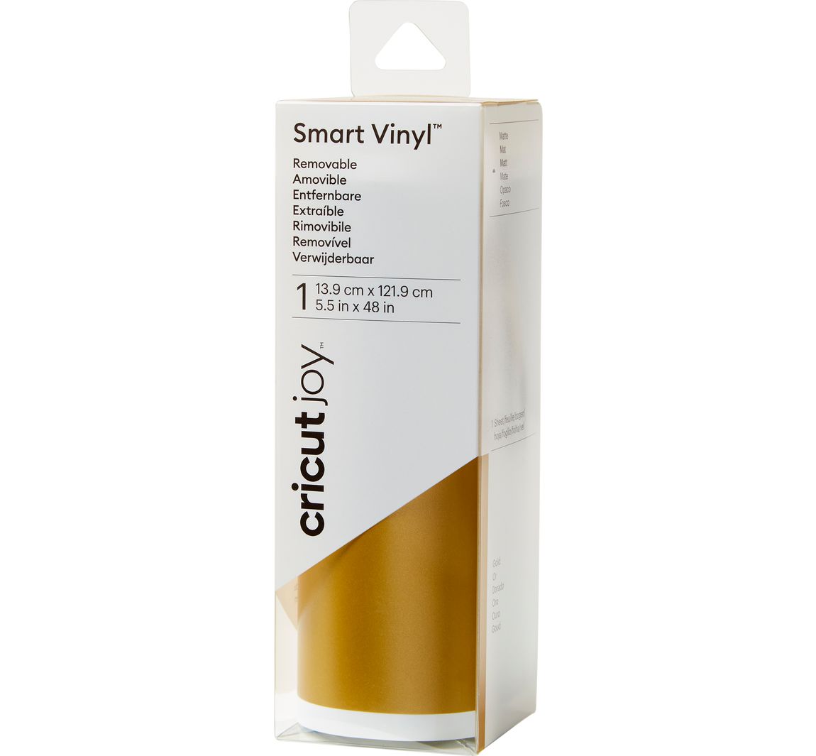 cricut Joy Smart Vinyl Removable 13,9x121,9cm Gold