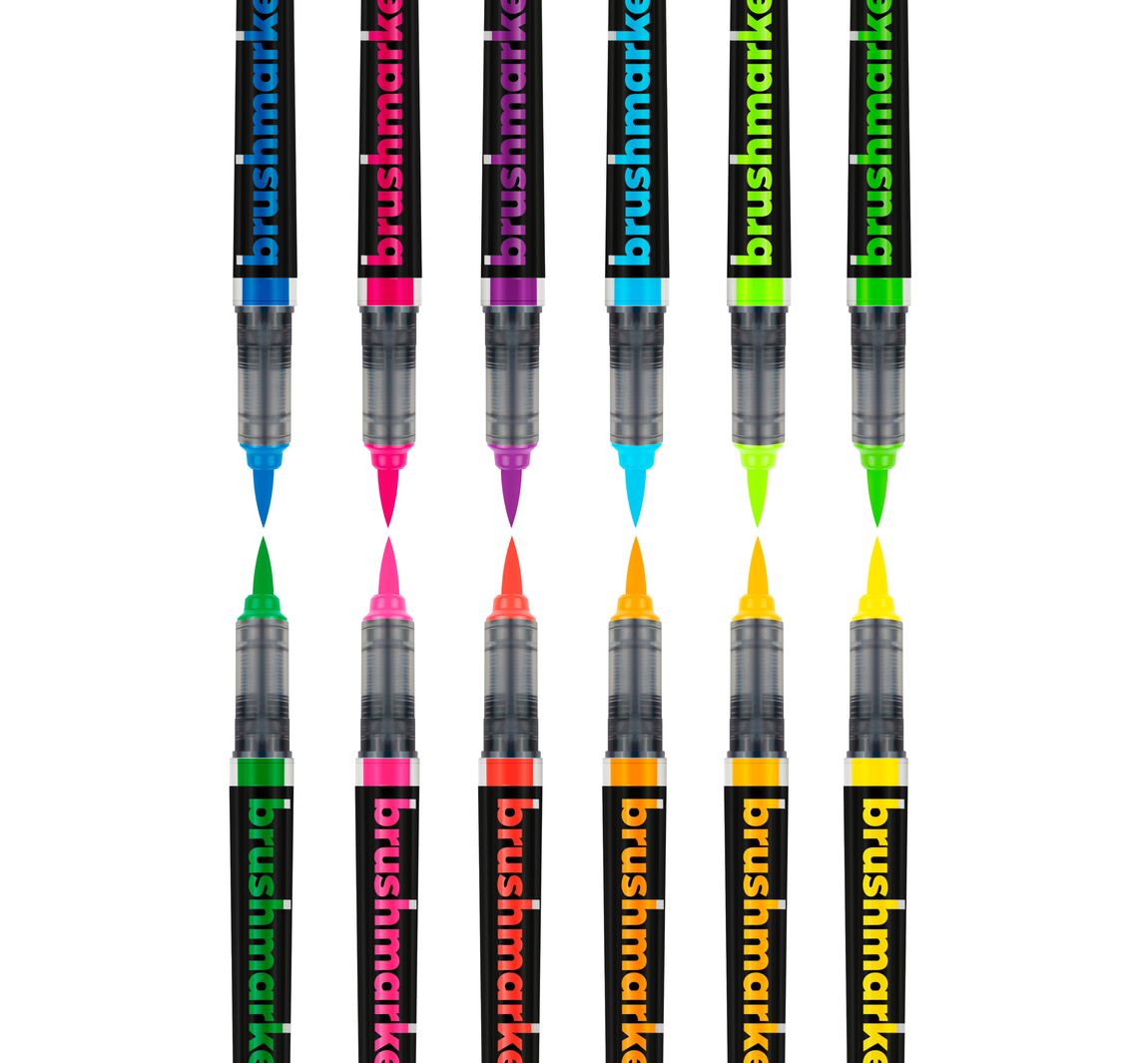 Karin Brushmarker PRO Set, 12 Farben - Neon Colors