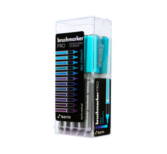 Karin Brushmarker PRO Set, 12 Farben