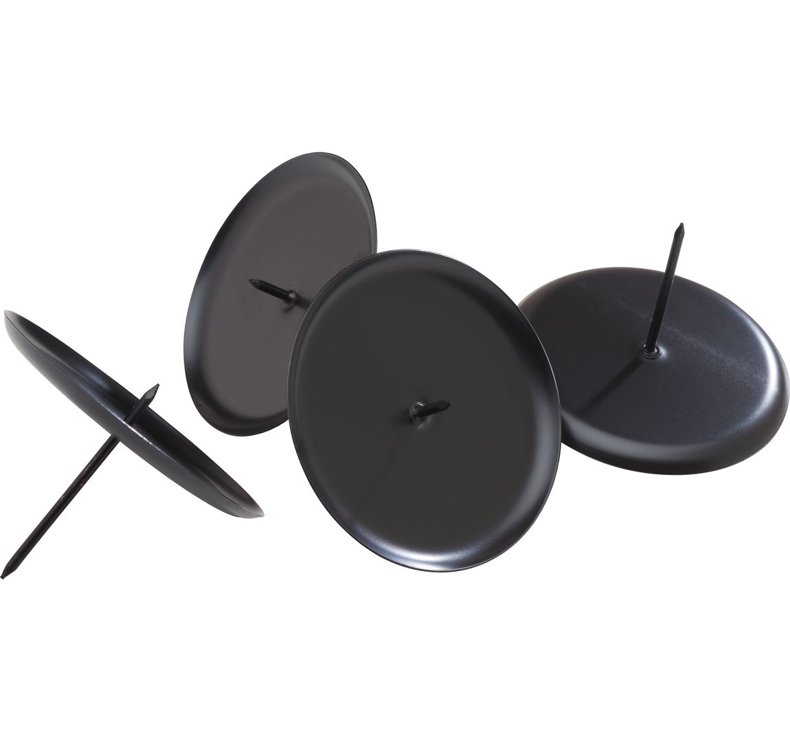 Kerzenhalter "Classic-Big" mit Stecker - Schwarz