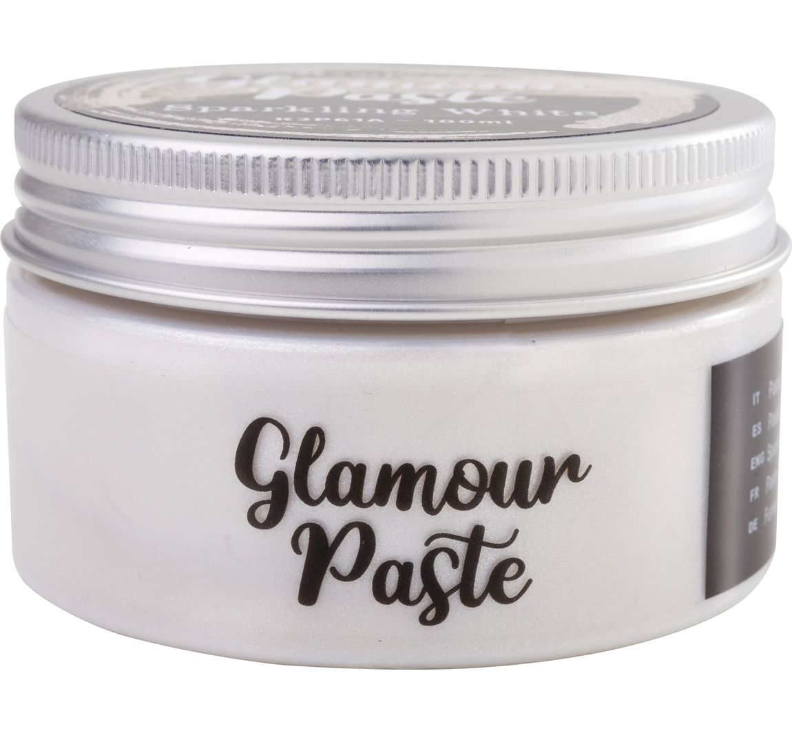 Stamperia "Glamour Paste" - Sparkle White