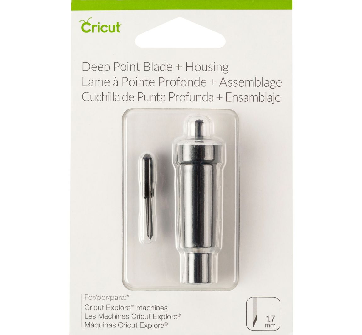 Cricut Messer "Deep-Point" - mit Klingengehäuse/Halter
