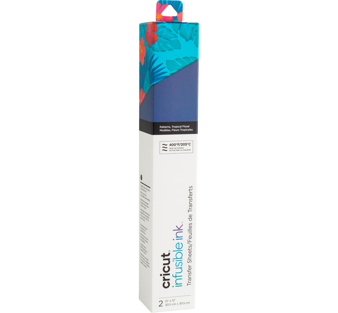 Cricut Motiv Transferbogen "Infusible Ink", 30,5 x 30,5 cm - Tropical