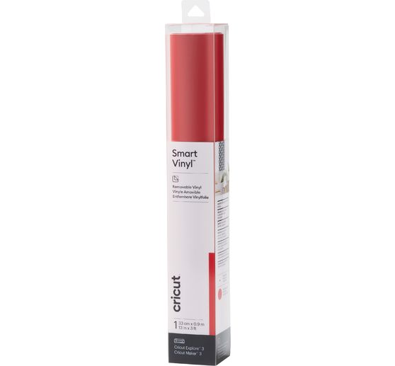 Cricut Selbstklebende Vinylfolie "Smart Vinyl - Removable", 33 x 90 cm