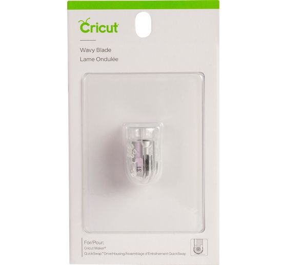 Cricut Werkzeug "Quickswap Tool - Wavy Blade Tip", Wellenförmige Klinge