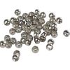 Crimp beads, round Silver