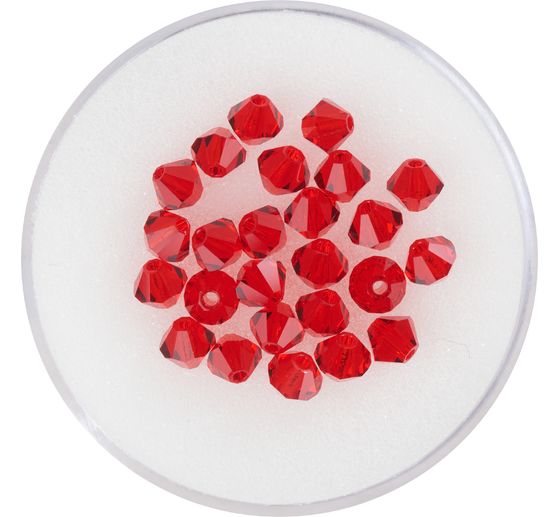 Glasschliffglitzerperlen, 4 mm