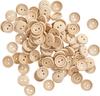 VBS Wooden buttons "Sewing stroke", 100 pieces