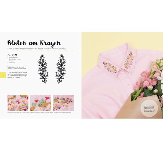 Buch "200 gestickte Blumen"