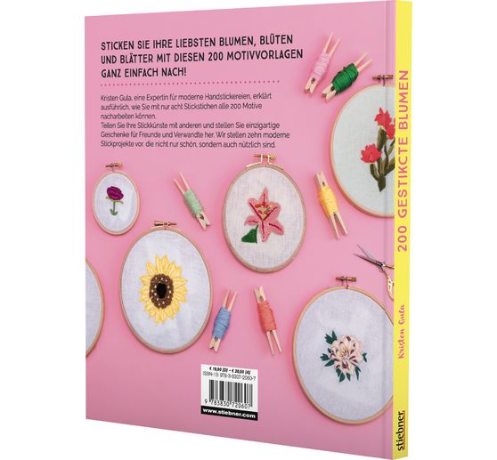 Buch "200 gestickte Blumen"