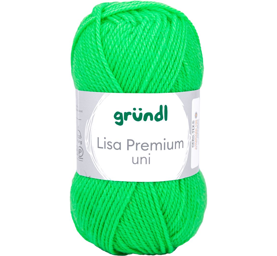 Wolle "Lisa" - Neon-Grün