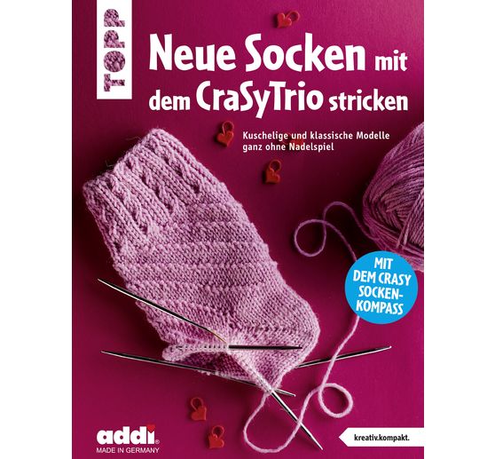 Buch "Neue Socken mit dem CraSyTrio stricken"