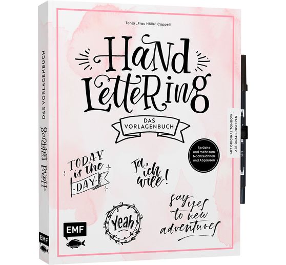 Buch "Handlettering - Das Vorlagenbuch - mit original TOMBOW ABT DUAL BRUSH PEN"