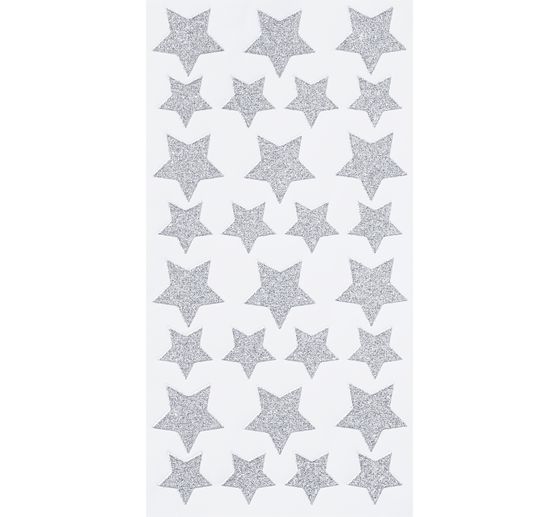 Glitzer-Sticker "Sterne"