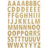 Glitzer-Sticker "Buchstaben" Gold