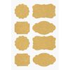 Papier Sticker "Etiketten" Gold