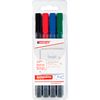 edding 361 Whiteboard marker "Bullet tip", 1 mm Set of 4