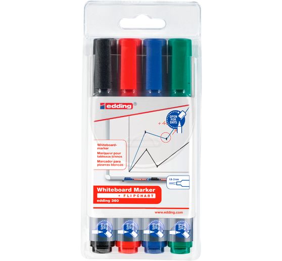 edding 360 Whiteboard Marker "Rundspitze", 1,5-3 mm