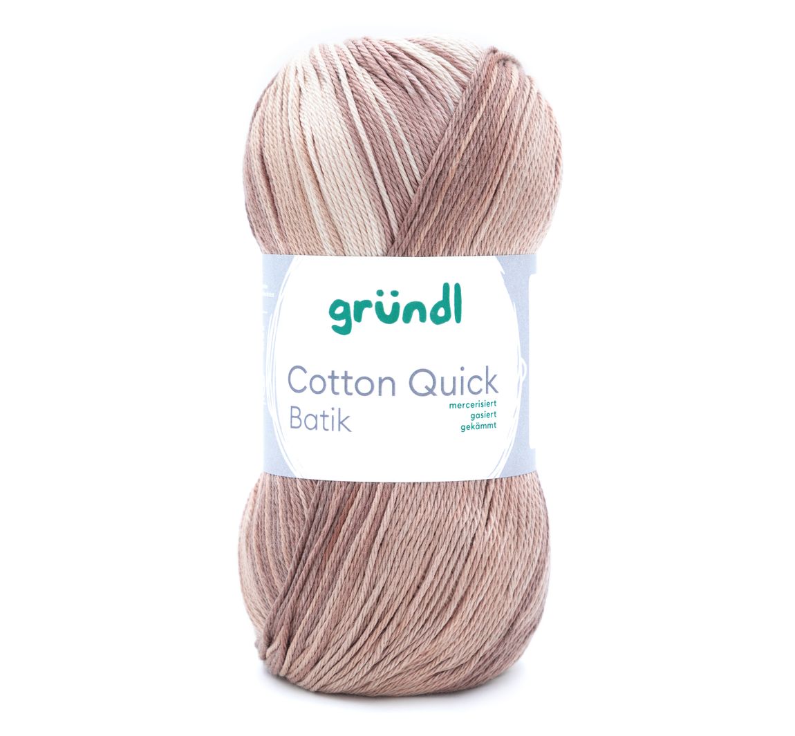 Gründl Cotton Quick Batik - Natur/Braun/Beige