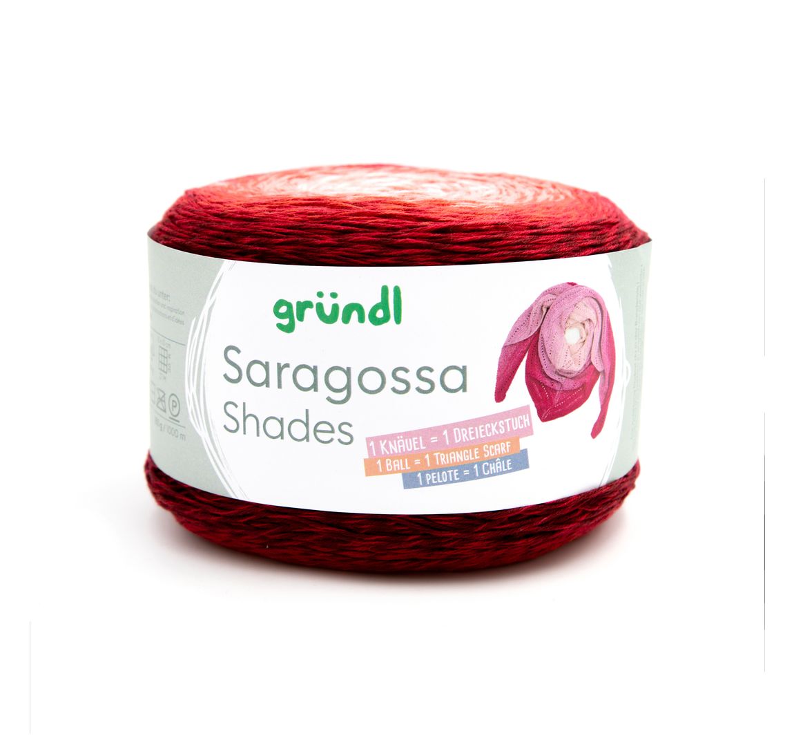 Gründl Saragossa Shades - Feuerrot-Ombré