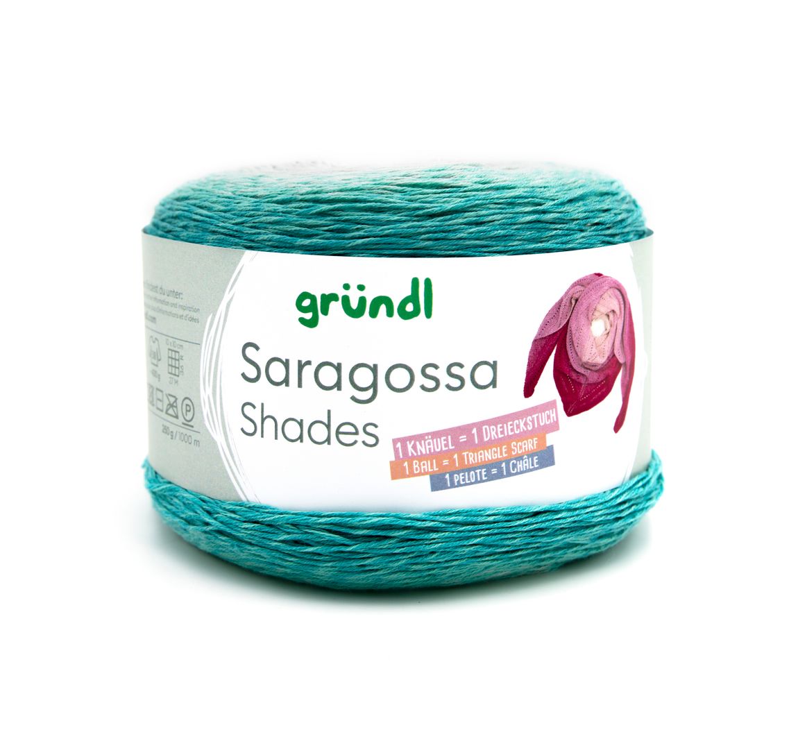 Gründl Saragossa Shades - Türkis/Hellgrau-Ombré